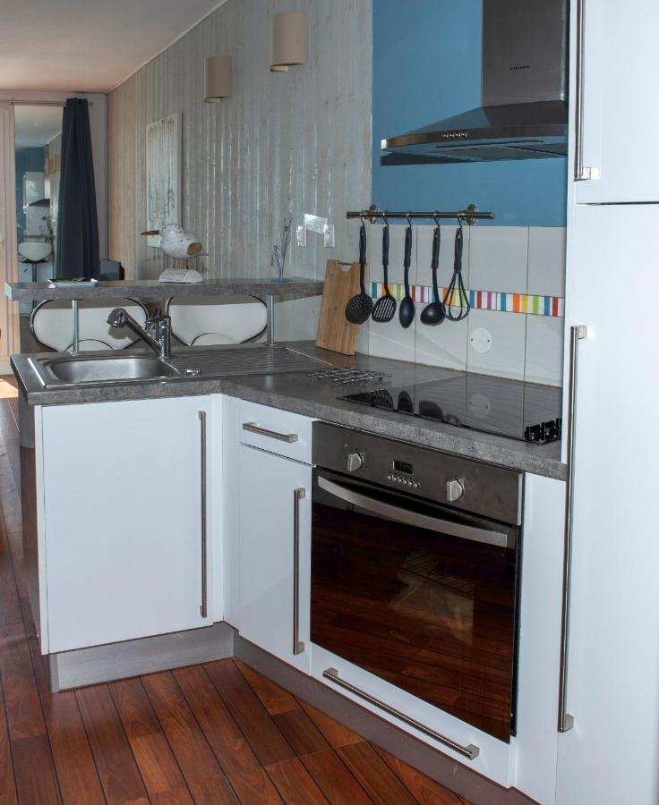 Ferienwohnung La Vigie Sur Le Port Granville Exterior foto