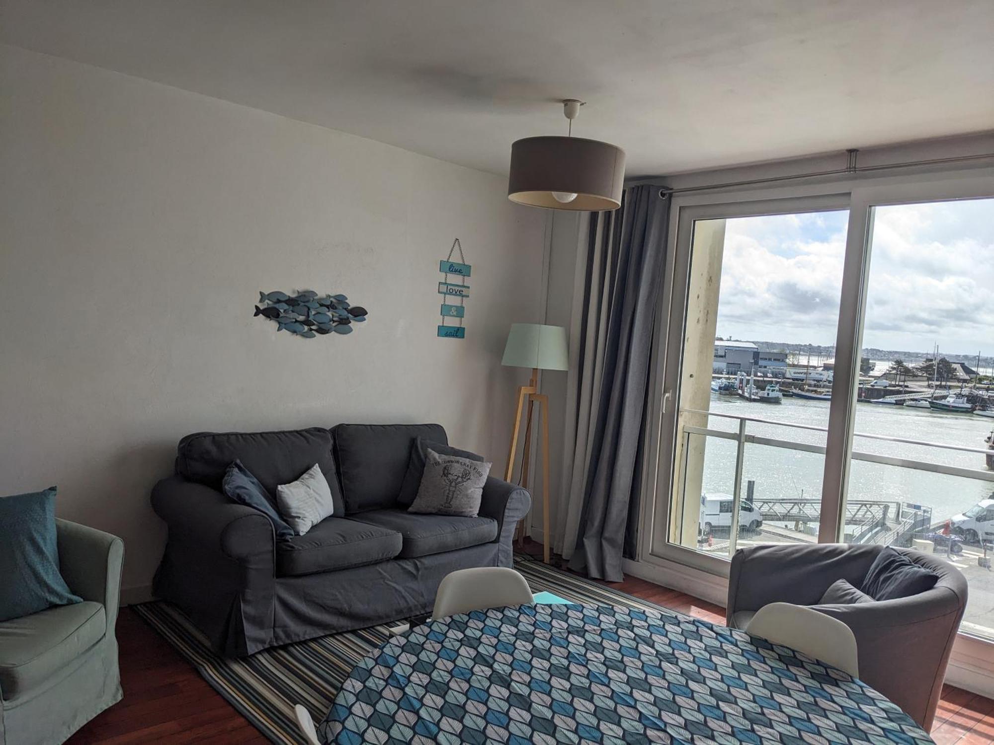 Ferienwohnung La Vigie Sur Le Port Granville Exterior foto