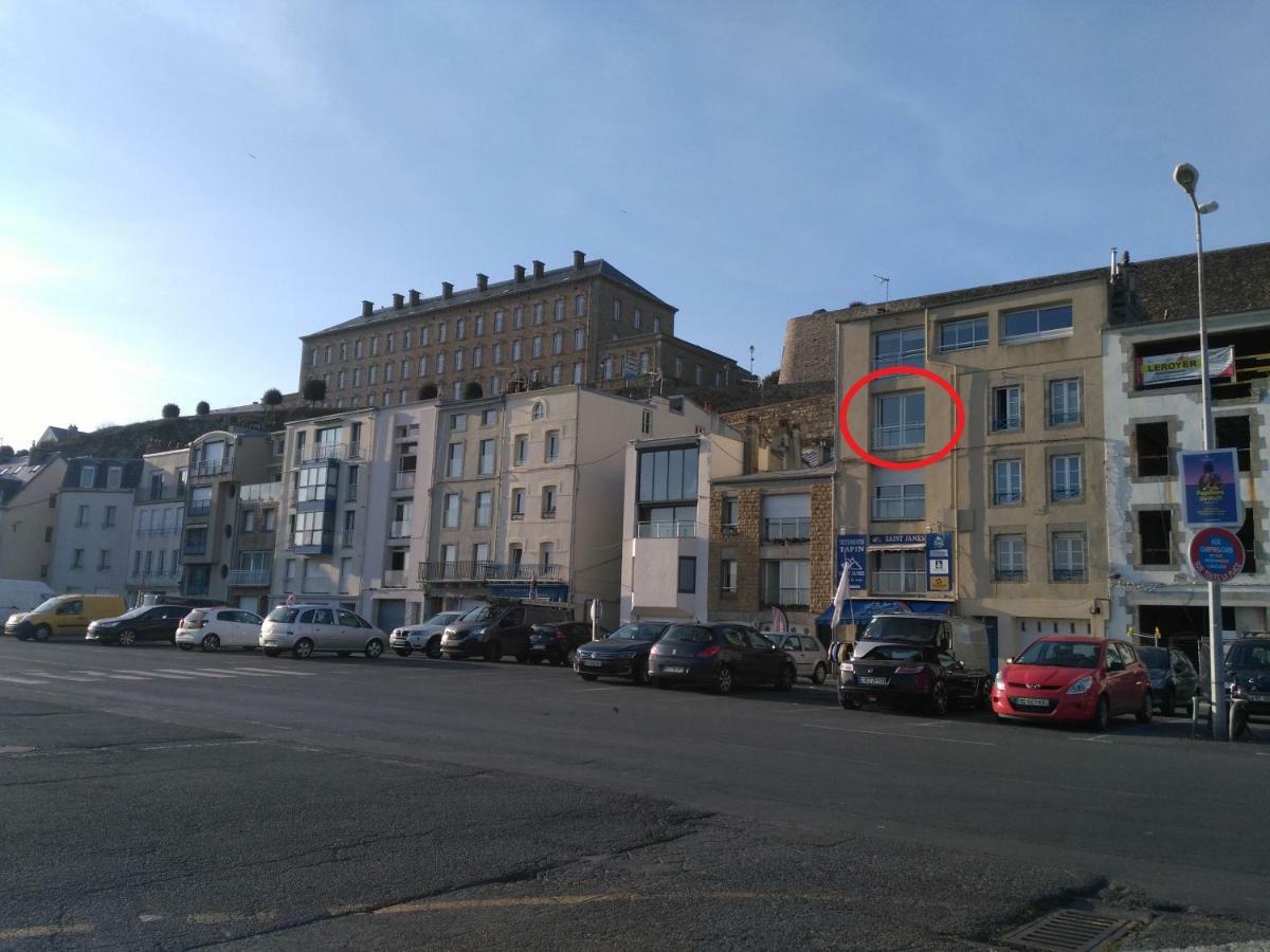 Ferienwohnung La Vigie Sur Le Port Granville Exterior foto